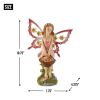 Pink Fairy Solar Garden Statue