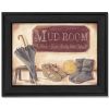 "Muddy Shoes" By Pam Britton; Printed Wall Art; Ready To Hang Framed Poster; Black Frame