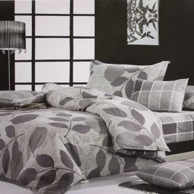 Blancho Bedding - [Elm Leaf] Luxury 5PC Comforter Set Combo 300GSM (Full Size)