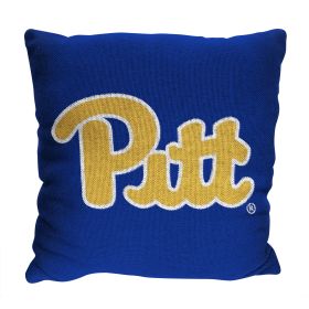 Pittsburgh OFFICIAL NCAA "Invert" Woven Pillow; 20" x 20"