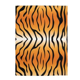 Decorative Throw Blanket, Tiger Striped Pattern