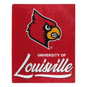 Louisville OFFICIAL NCAA "Signature" Raschel Throw Blanket