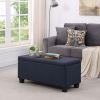 [VIDEO] Large Storage Ottoman Bench Set, 3 in 1 Combination Ottoman, Tufted