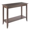 Santino Console Hall Table; Oyster Gray