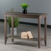 Santino Console Hall Table; Oyster Gray