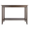 Santino Console Hall Table; Oyster Gray