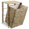 Laundry Basket 17.3"x13.4"x25.2" Water Hyacinth