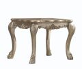 ACME Dresden End Table in Gold Patina & Bone 83161