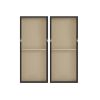 Two Black Dominos 2-piece Canvas Wall Art Set