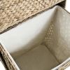 Laundry Basket 17.3"x13.4"x25.2" Water Hyacinth