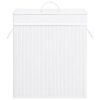 Bamboo Laundry Basket White 26.4 gal