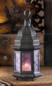 Lavender Moroccan Style Lantern