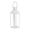 White Manhattan Candle Lantern