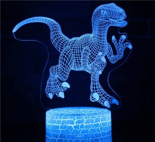 Dinosaur Touch Seven-color Night Light (Option: touch-KX23)