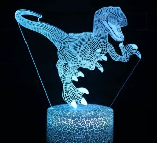 Dinosaur Touch Seven-color Night Light (Option: touch-KX24)