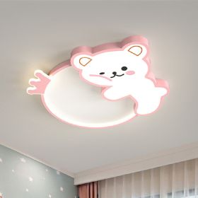 Child's Bedroom Light Suction Top Simple And Modern (Option: Pink Hug Bear)