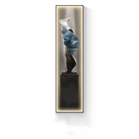 Modern Minimalist Entrance Luminous Mural (Option: 30X120C gold-Package1)