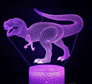 Dinosaur Touch Seven-color Night Light (Option: touch-KX26)