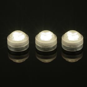 Led Waterproof Candle Lights Glow For Holiday Decorations With Diamond Twist (Option: Amber-1PCS)