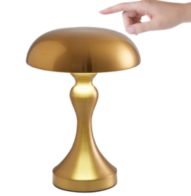 LED Charging Decorative Desk Lamp (Option: Gold-Charging touch tricolor)