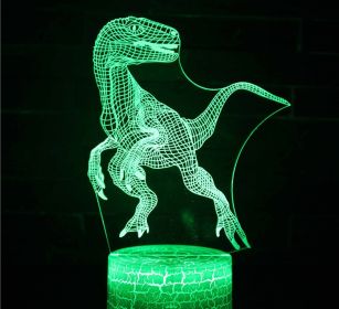 Dinosaur Touch Seven-color Night Light (Option: touch-KX22)