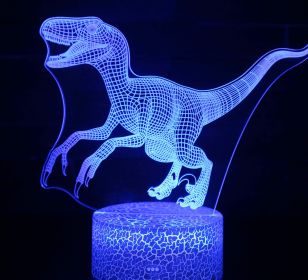 Dinosaur Touch Seven-color Night Light (Option: touch-KX25)