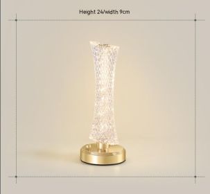 Charging Decoration Modern Light Luxury Touch Small Night Lamp (Option: Small Waist)