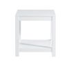 Side Table , 2-Tier Small Space End Table ,Modern Night Stand, Sofa table, Side Table with Storage Shelve