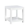 Side Table , 2-Tier Small Space End Table ,Modern Night Stand, Sofa table, Side Table with Storage Shelve