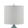 [Only support Drop Shipping Buyer] Ellipse Curved Glass Table Lamp; Set of 2