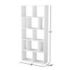 12-Cube Shelf Bookcase, Espresso