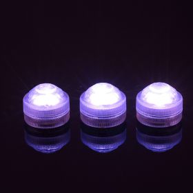 Led Waterproof Candle Lights Glow For Holiday Decorations With Diamond Twist (Option: Pink-1PCS)